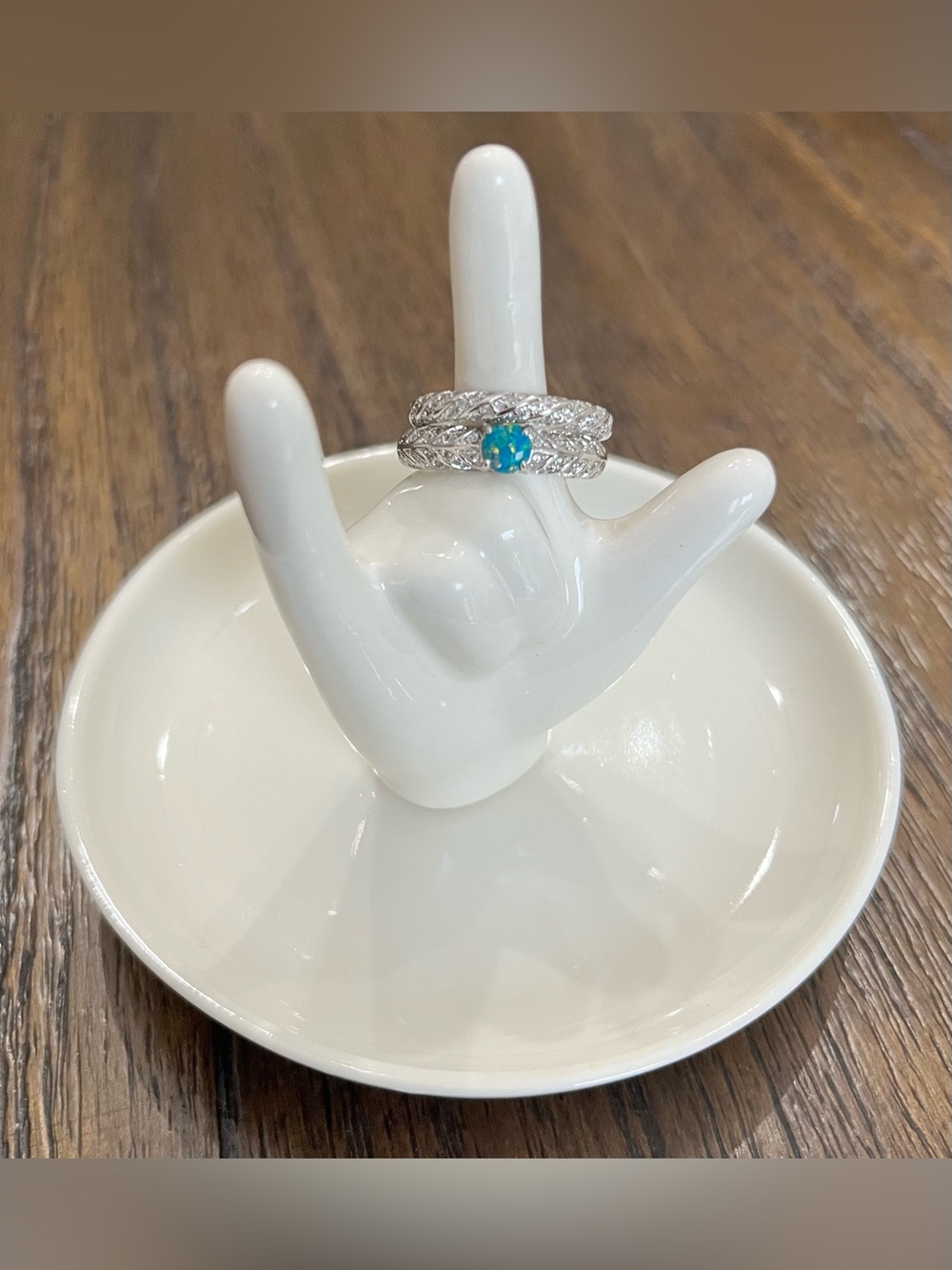 Bomb Party Rings - Size 8 - Opal